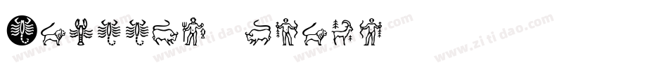 Eileens Zodiac字体转换